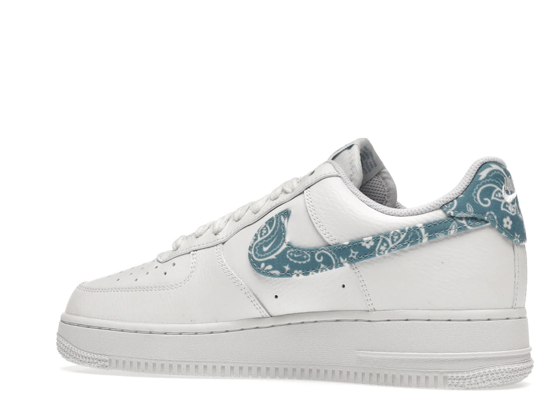 Nike Air Force 1 Low '07 Essential White Worn Blue Paisley