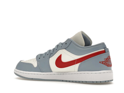 Jordan 1 Low Blue Whisper Dune Red