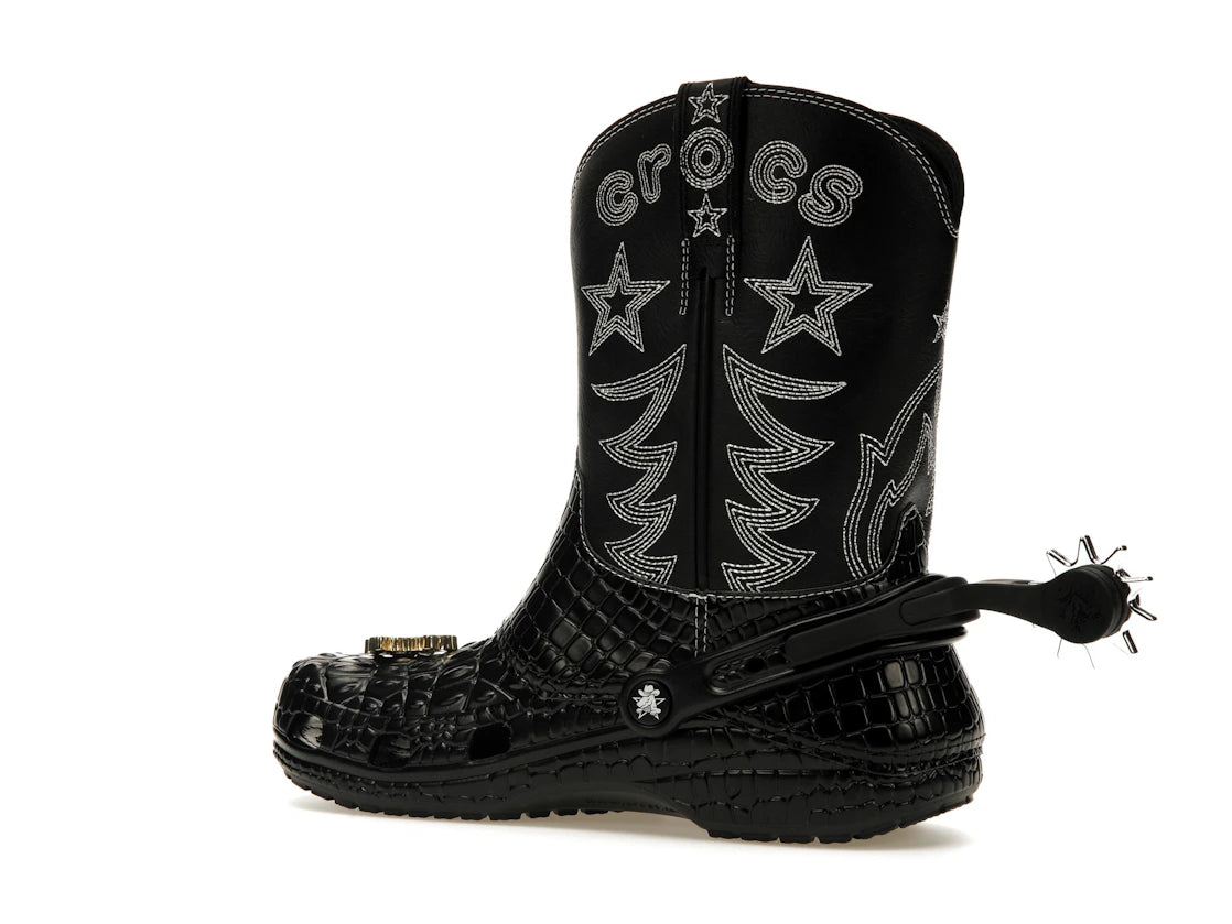 Crocs Classic Cowboy Boot Black