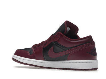 Jordan 1 Low Black Dark Beetroot