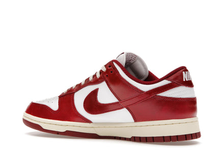 Nike Dunk Low PRM Vintage Team Red