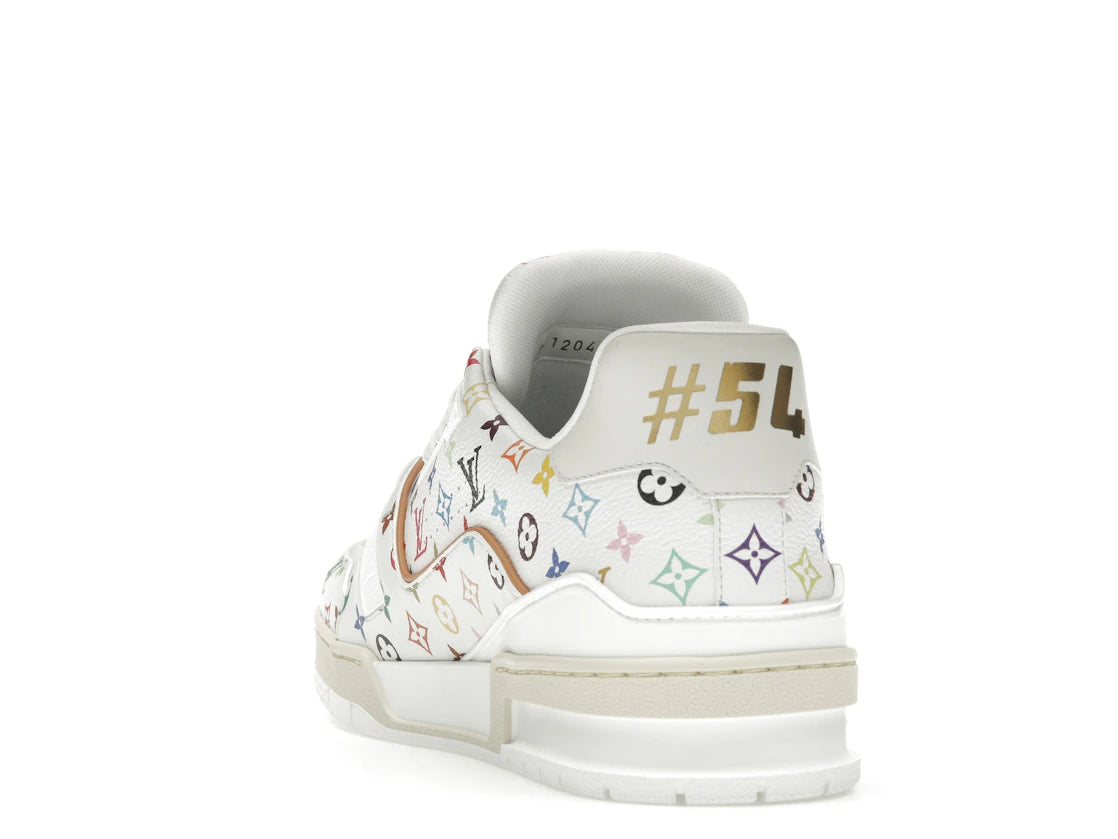 Louis Vuitton LV Trainer Takashi Murakami White