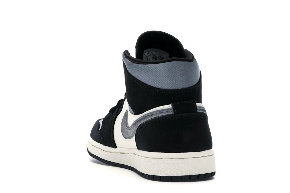 Jordan 1 Mid Satin Gray Toe (Men's)