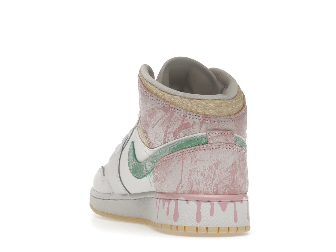 Jordan 1 Mid Paint Drip