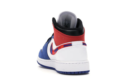 Jordan 1 Mid Rush Blue University Red