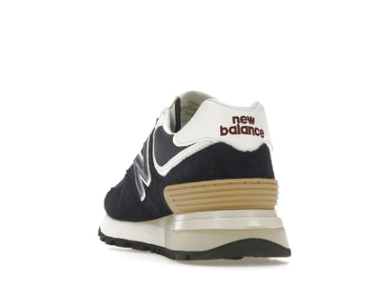 New Balance 574 Navy White Beige