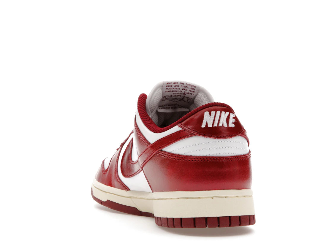 Nike Dunk Low PRM Vintage Team Red