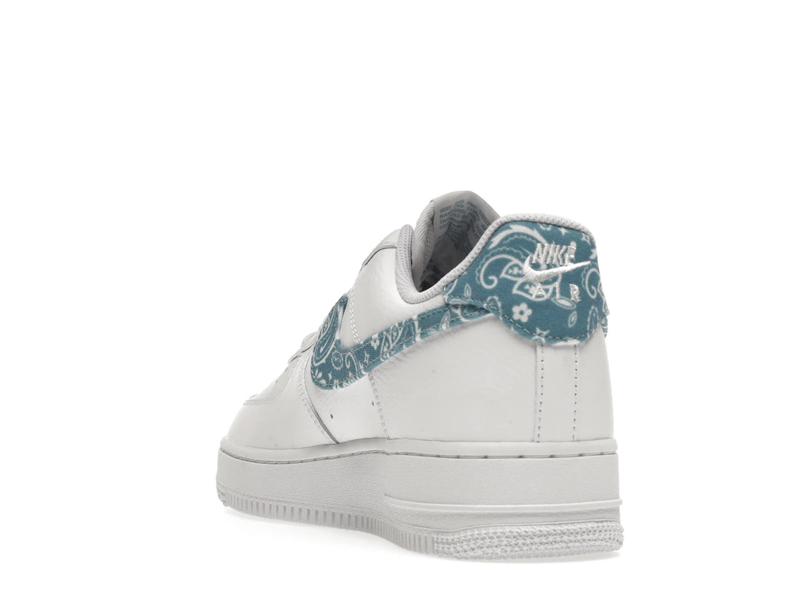Nike Air Force 1 Low '07 Essential White Worn Blue Paisley