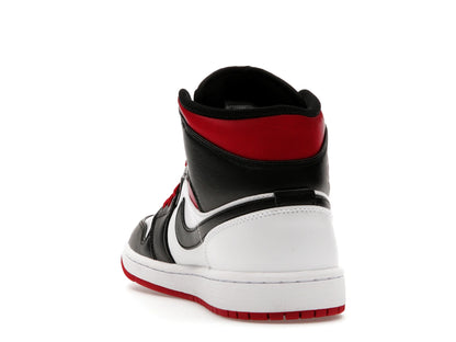 Jordan 1 Mid Gym Red Black Toe