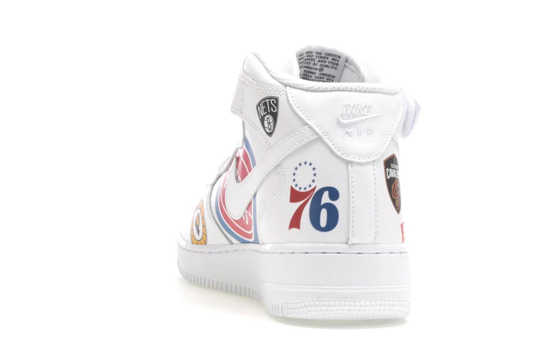 Nike Air Force 1 Mid Supreme NBA White