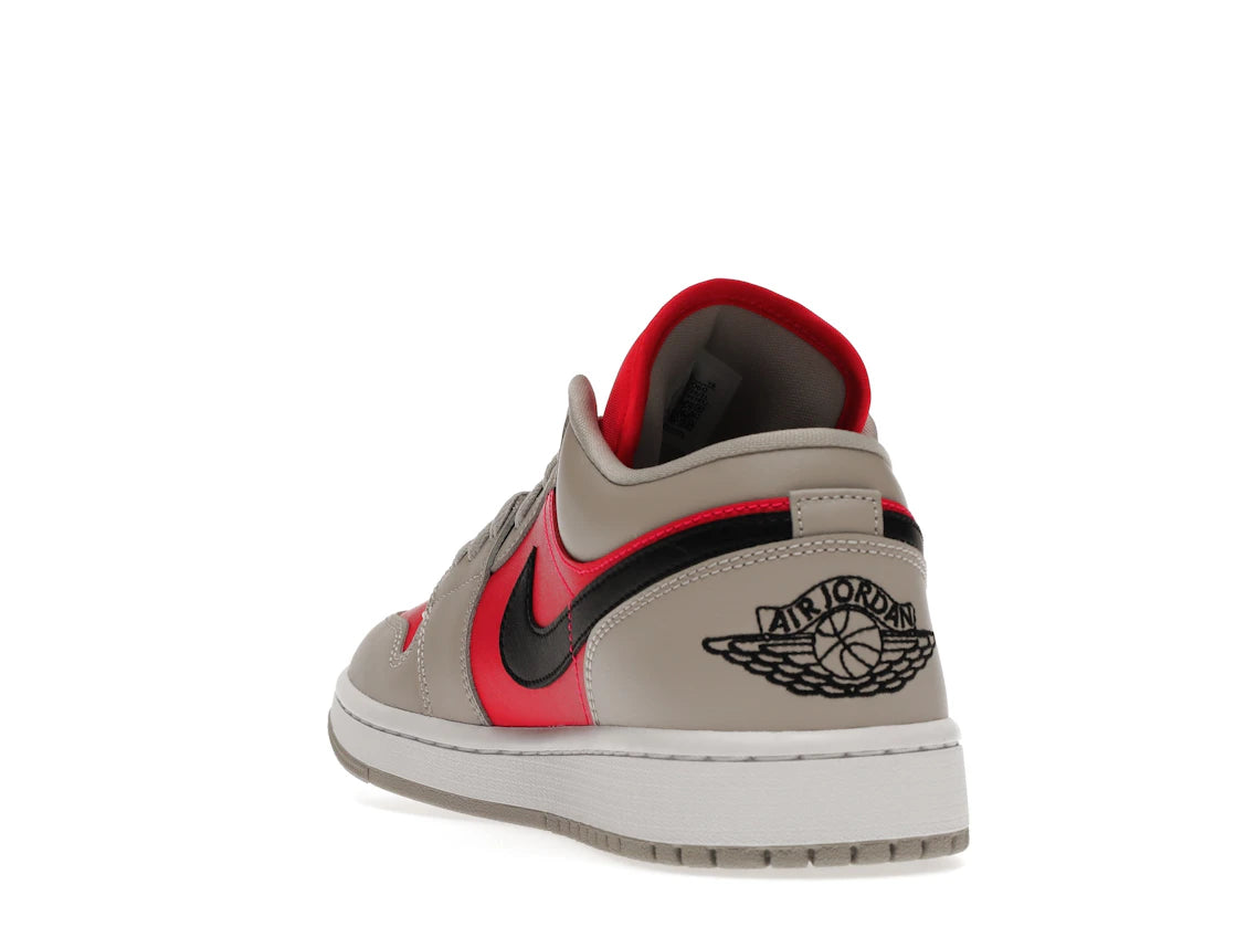 Jordan 1 Retro Low Light Iron Ore Siren Red
