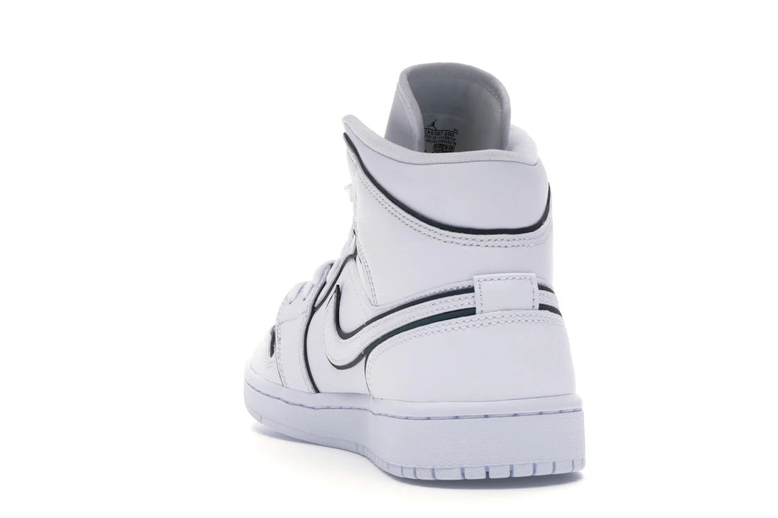 Jordan 1 Mid Iridescent Reflective White