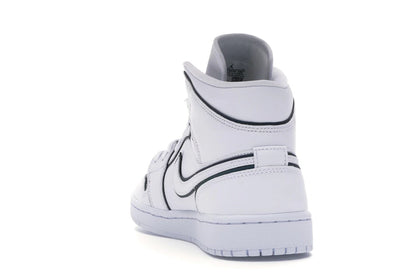 Jordan 1 Mid Iridescent Reflective White