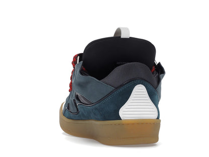 Lanvin Leather Curb Blue Grey