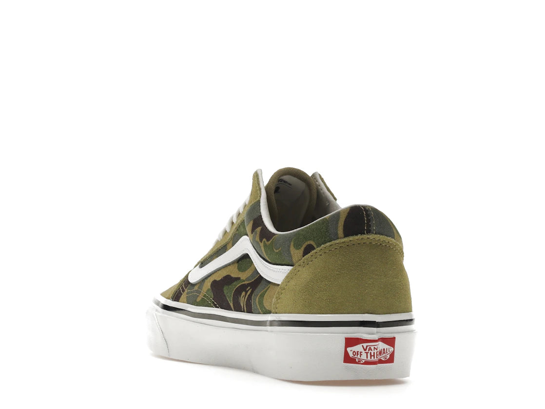 Vans Old Skool 36 DX Bape Green ABC Camo
