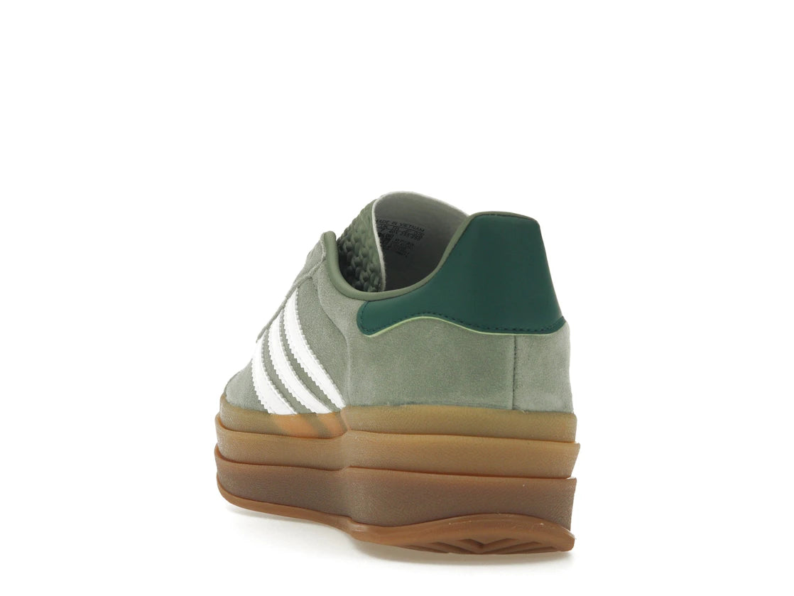 adidas Gazelle Bold Silver Green Gum