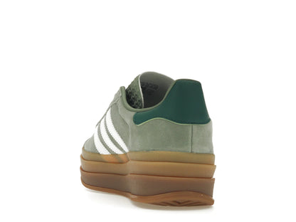 adidas Gazelle Bold Silver Green Gum