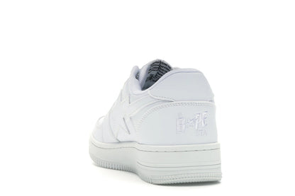BAPE STA Low White
