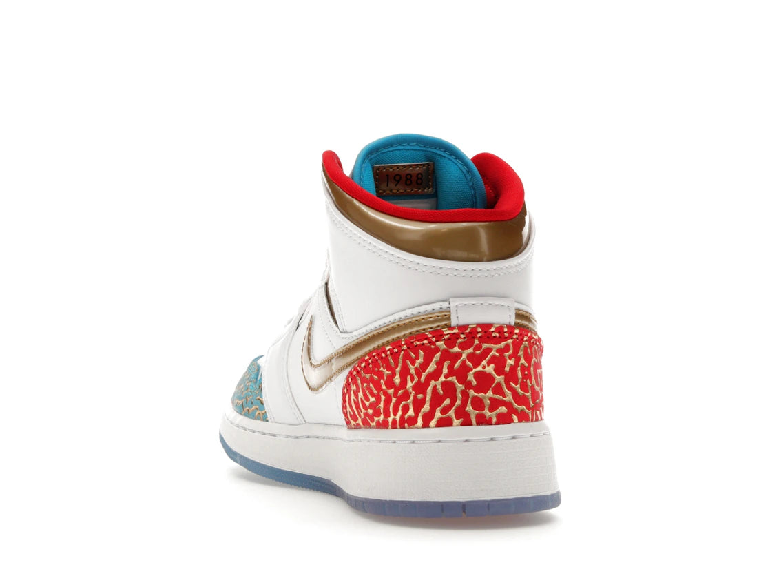 Jordan 1 Mid Sneaker School NC to Chicago