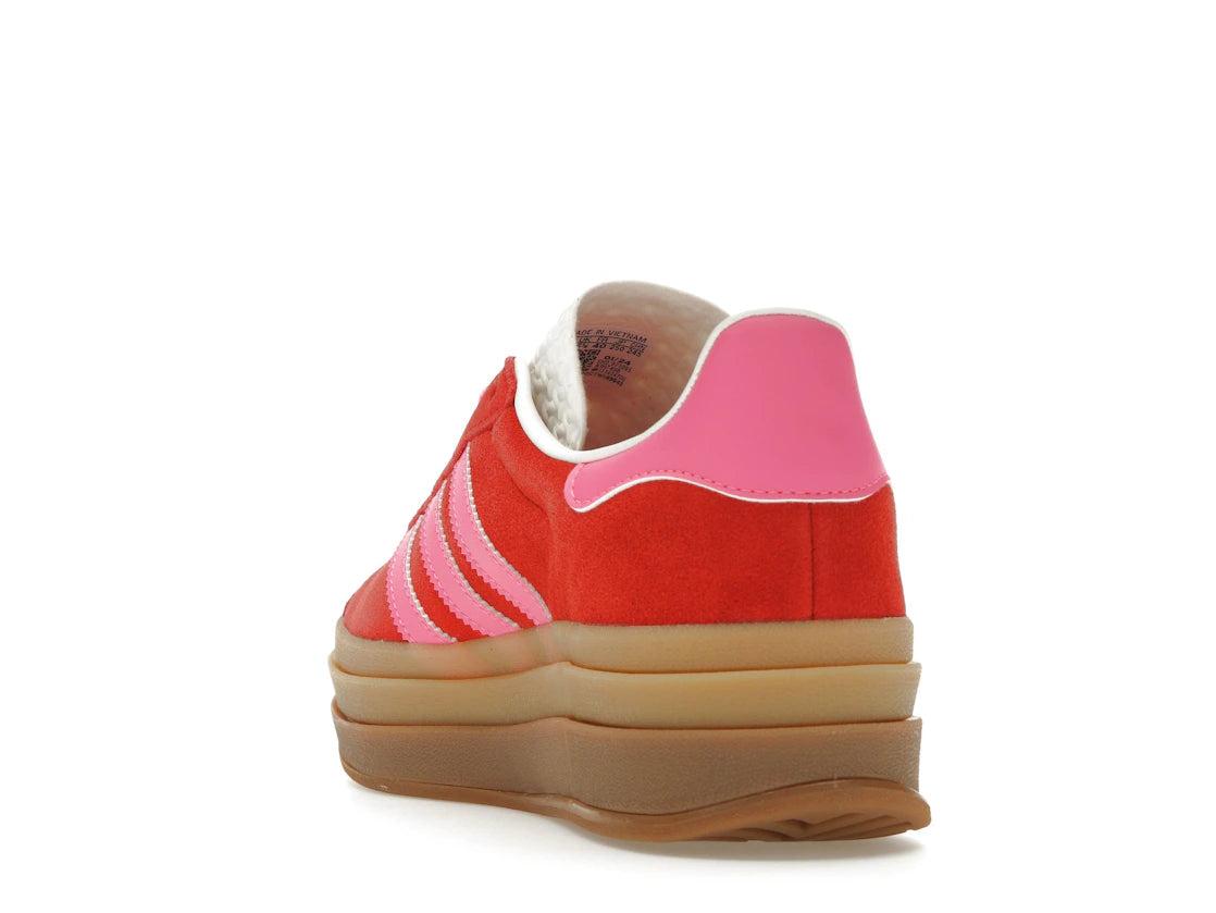 adidas Gazelle Bold Collegiate Red Lucid Pink