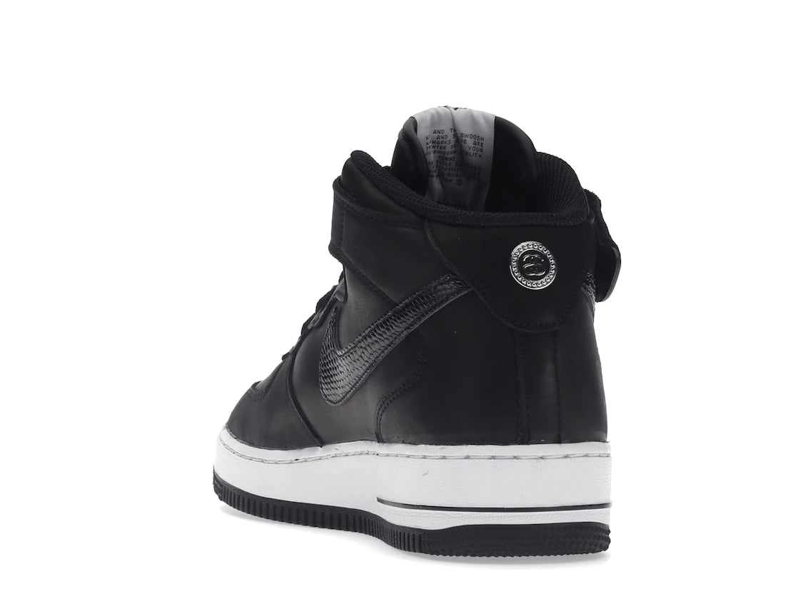 Nike Air Force 1 Mid Stussy Black White