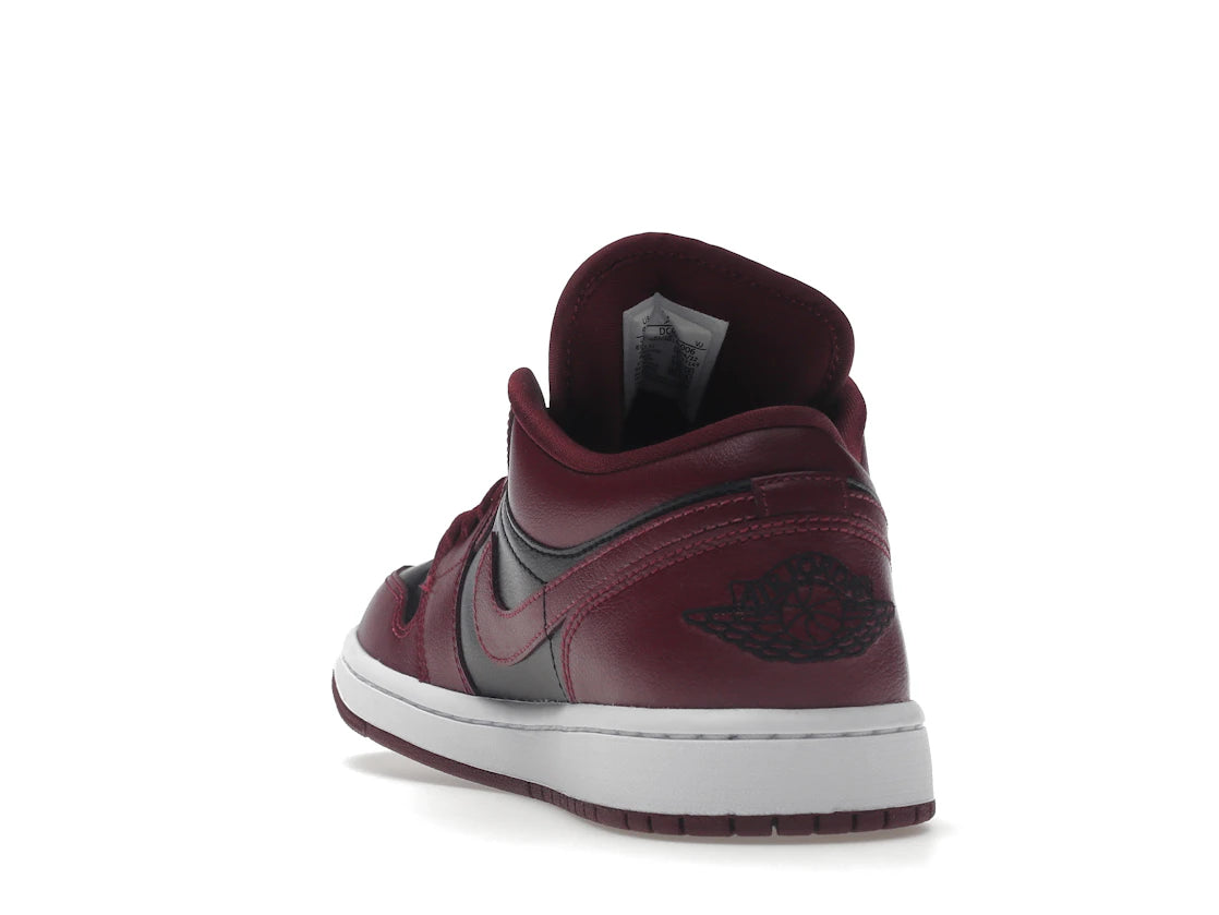 Jordan 1 Low Black Dark Beetroot