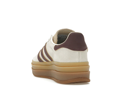 adidas Gazelle Bold Cream White Maroon
