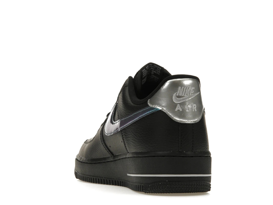 Nike Air Force 1 '07 Low Black Blue Lightning