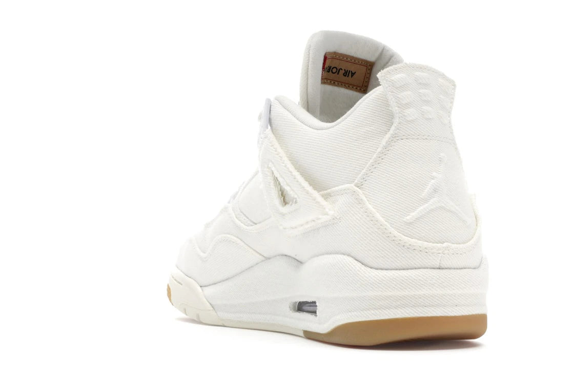Air Jordan 4 Retro Levi's White