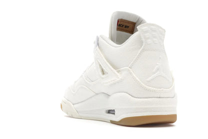 Air Jordan 4 Retro Levi's White