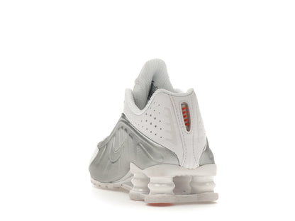 Nike Shox R4 White Metallic Silver