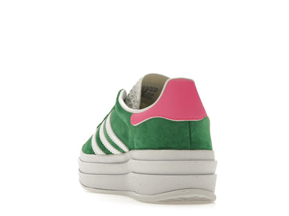 adidas Gazelle Bold Green Lucid Pink