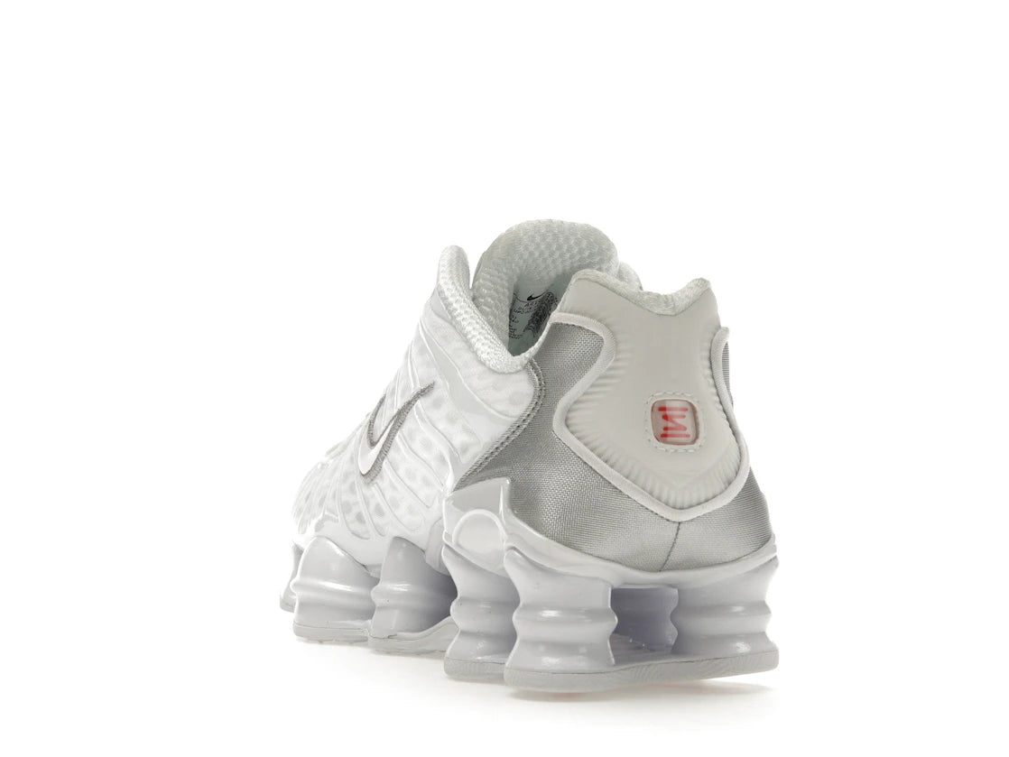 Nike Shox TL White Metallic Silver Max Orange