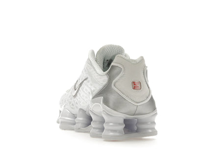 Nike Shox TL White Metallic Silver Max Orange