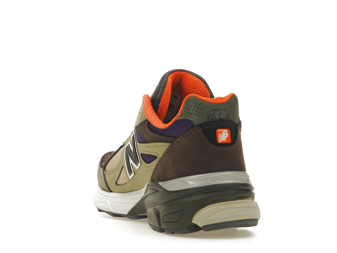 New Balance 990v3 MiUSA Teddy Santis Khaki Orange