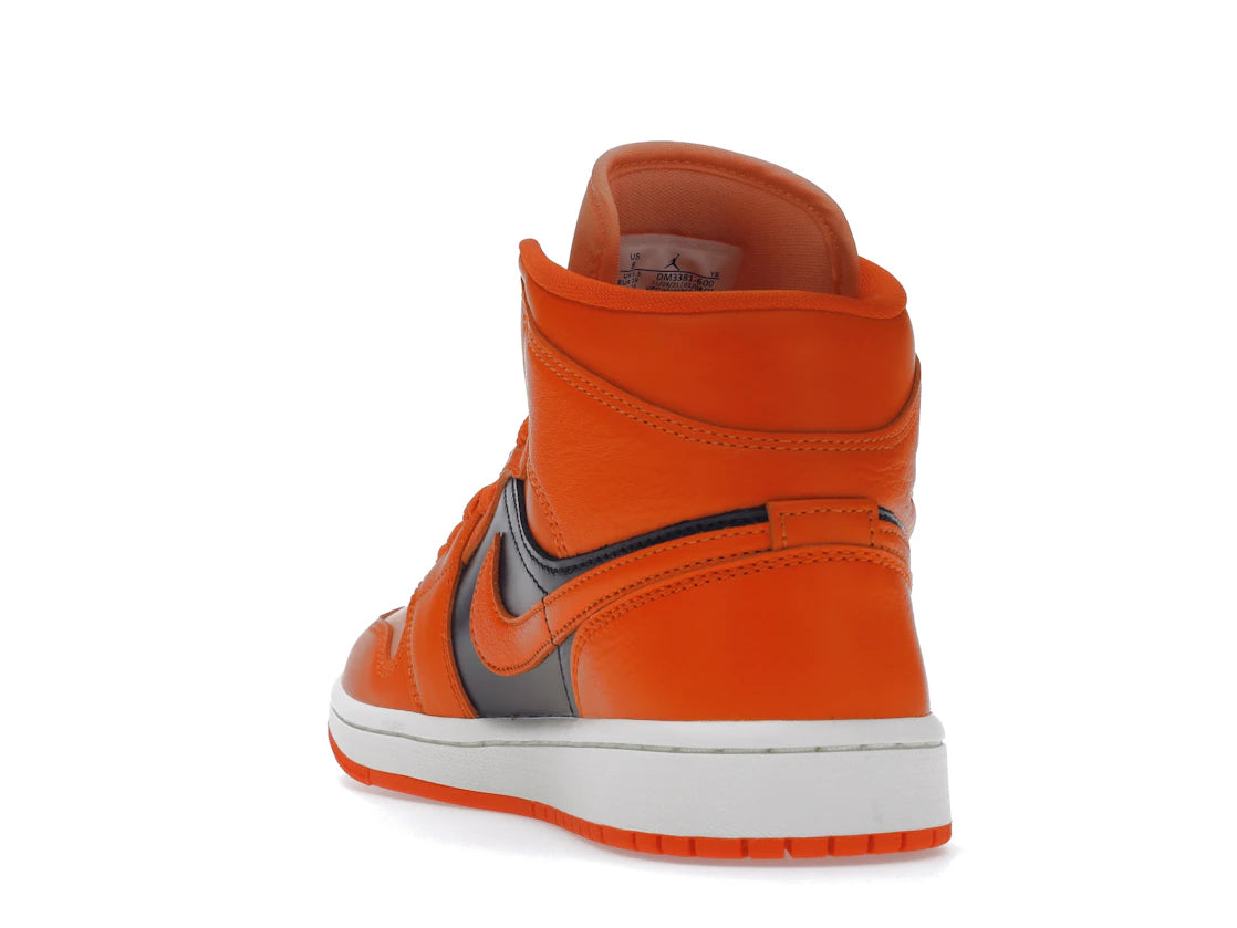 Jordan 1 Mid SE Rush Orange Crimson Bliss