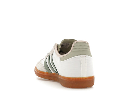 adidas Samba OG Argent Vert Mastic Mauve (Femme)