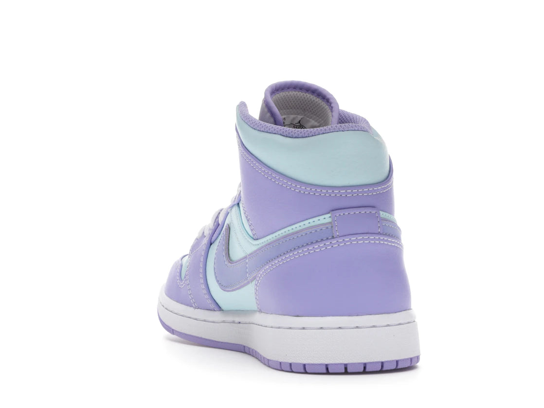 Jordan 1 Mid Purple Aqua