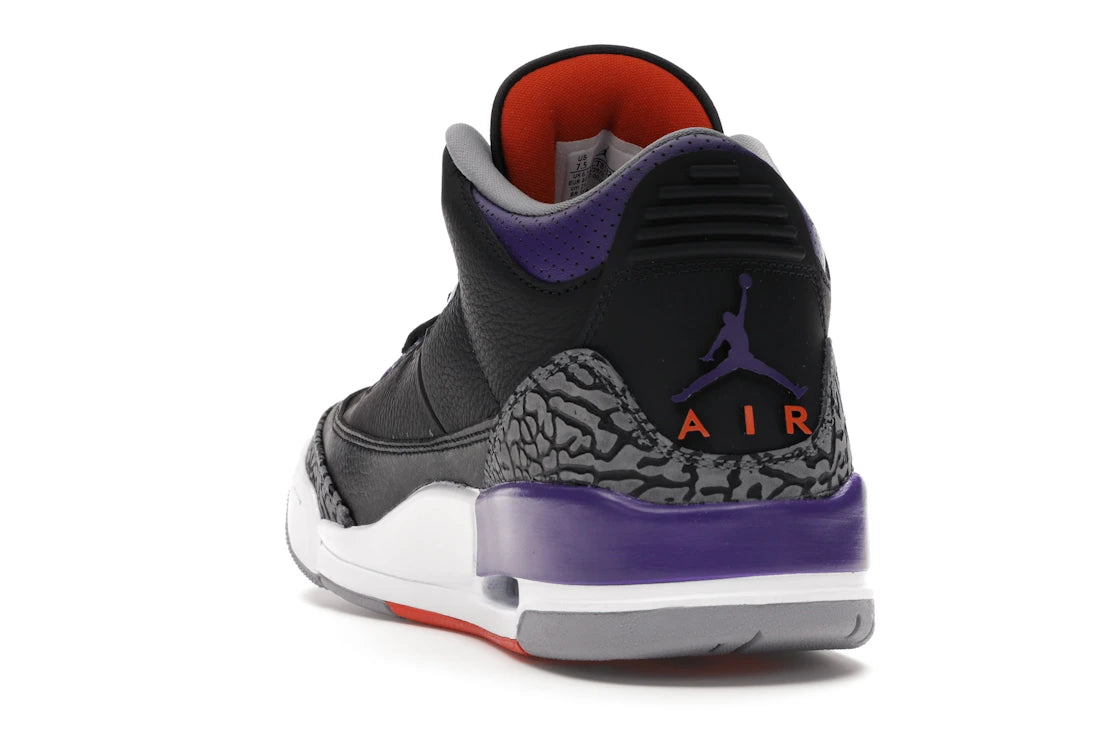 Jordan 3 Retro Black Court Purple