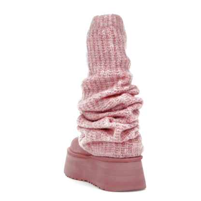 UGG Classic Mini Dipper Legwarmer Boot Pink Dawn