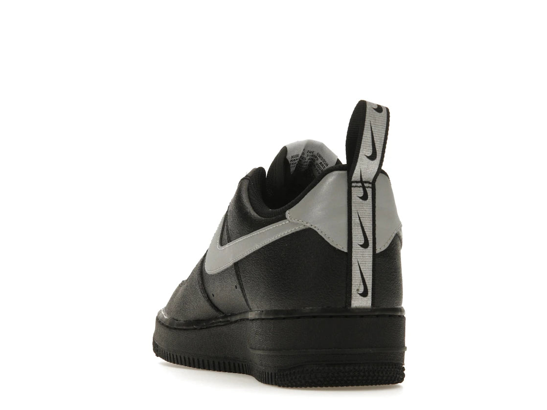 Nike Air Force 1 Low '07 LV8 Black Metallic Silver