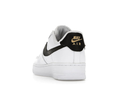 Nike Air Force 1 Low '07 Essential White Black Gold Mini Swoosh