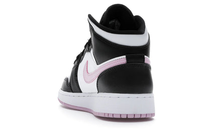 Jordan 1 Mid White Black Light Arctic Pink