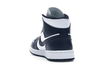 Jordan 1 Mid White Metallic Gold Obsidian