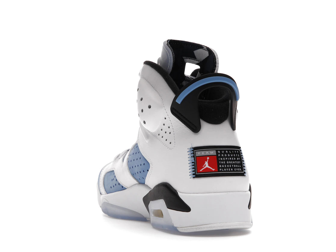 Air Jordan 6 Retro UNC White