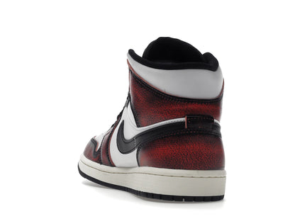 Jordan 1 Mid Wear-Away Chicago