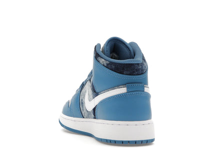 Jordan 1 Mid Washed Denim