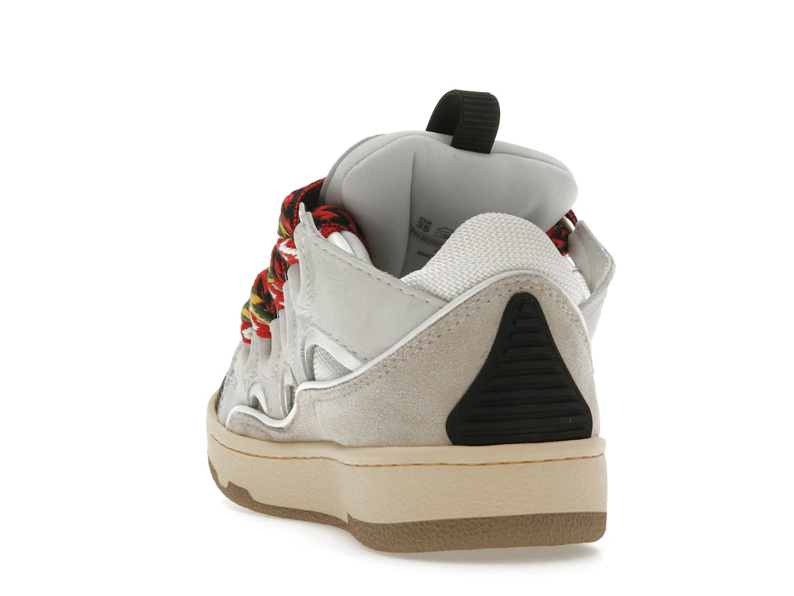 Lanvin Leather Curb White Black Gum