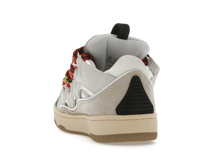 Lanvin Leather Curb White Black Gum