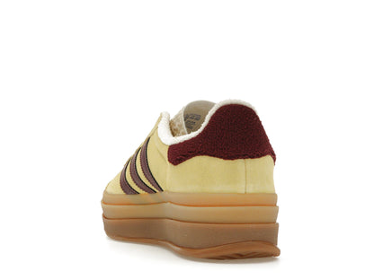 adidas Gazelle Bold Almost Yellow Maroon